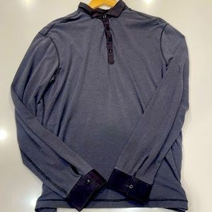 Men’s Lululemon long sleeve collared shirt. Great condition. Size:L